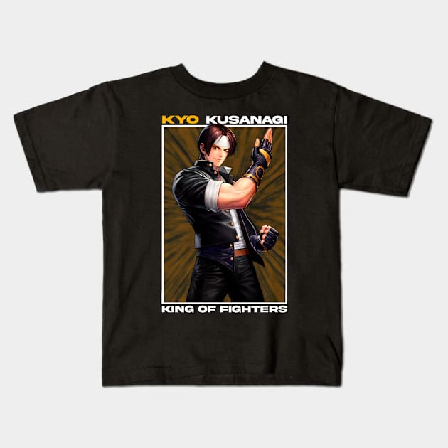 Kyo Kusanagi Kids T-Shirt by wenderinf